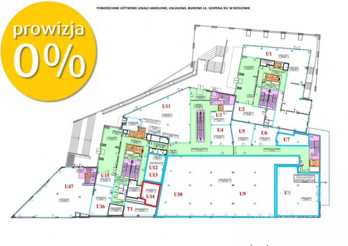 Lokal Sprzedaż Rzeszów Fryderyka Szopena 5