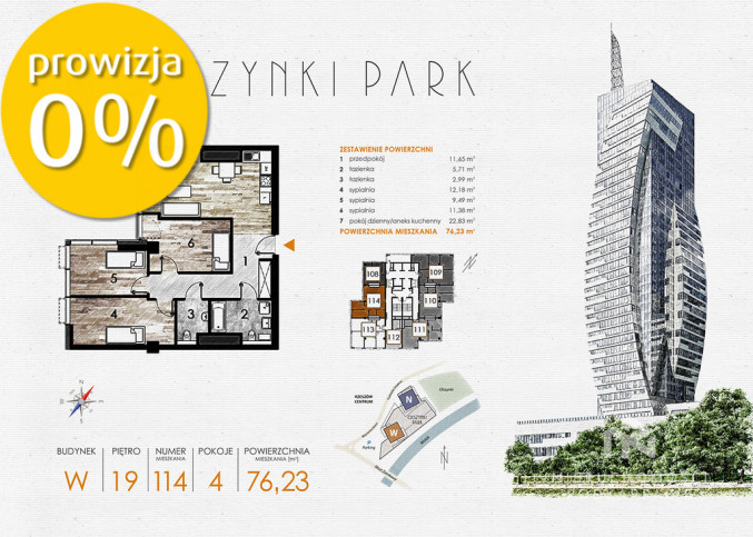 Mieszkanie Sprzedaż Rzeszów Fryderyka Szopena 1