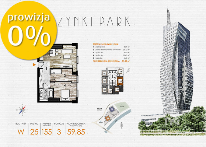 Mieszkanie Sprzedaż Rzeszów Fryderyka Szopena 1