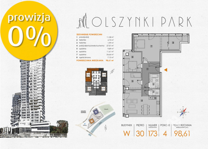 Mieszkanie Sprzedaż Rzeszów Fryderyka Szopena 1
