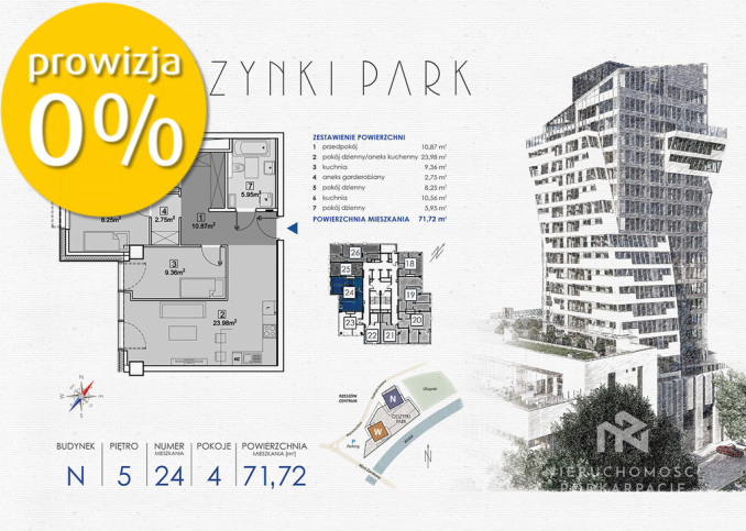 Mieszkanie Sprzedaż Rzeszów Fryderyka Szopena 9