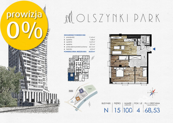 Mieszkanie Sprzedaż Rzeszów Fryderyka Szopena 1