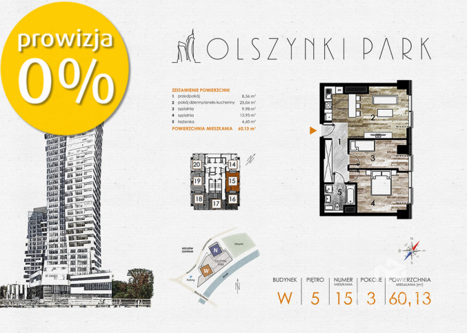 Mieszkanie Sprzedaż Rzeszów Fryderyka Szopena 1