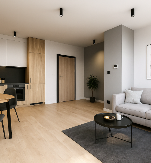 Olszynki Park, N30 – 46,13 m2, 2 pokoje, 6 piętro